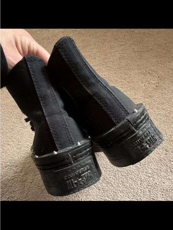 🖤SOLD🖤Converse | All Star Platform Studded Hi Tops - Picture 6 of 13